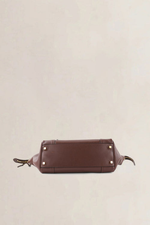 Céline Brown Smile Luggage Shoulder Bag