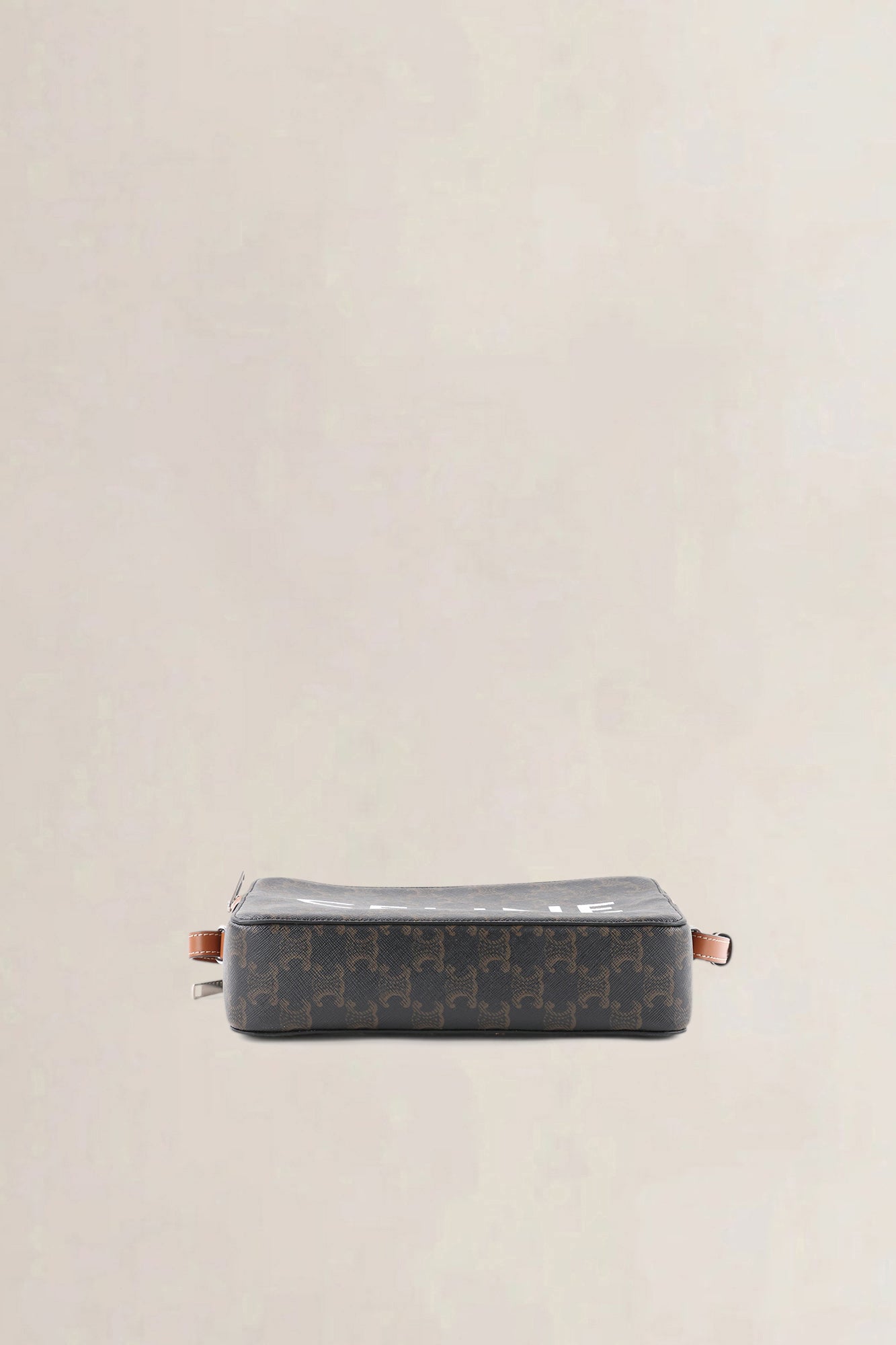 Celine Brown Triomphe Canvas Medium Messenger Bag