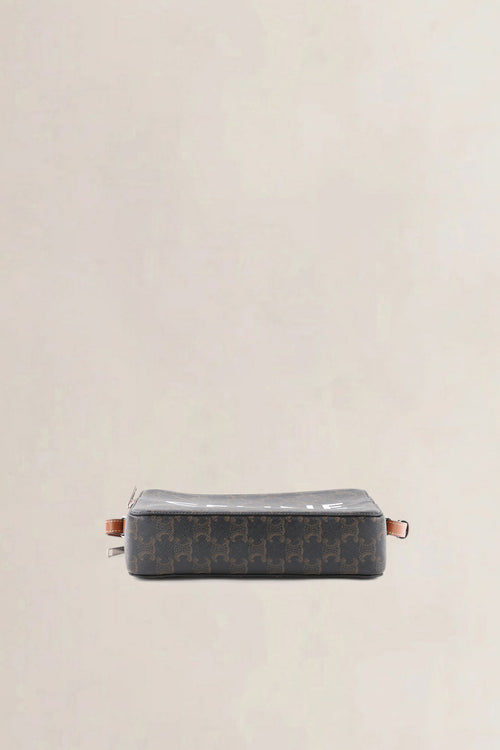 Celine Brown Triomphe Canvas Medium Messenger Bag