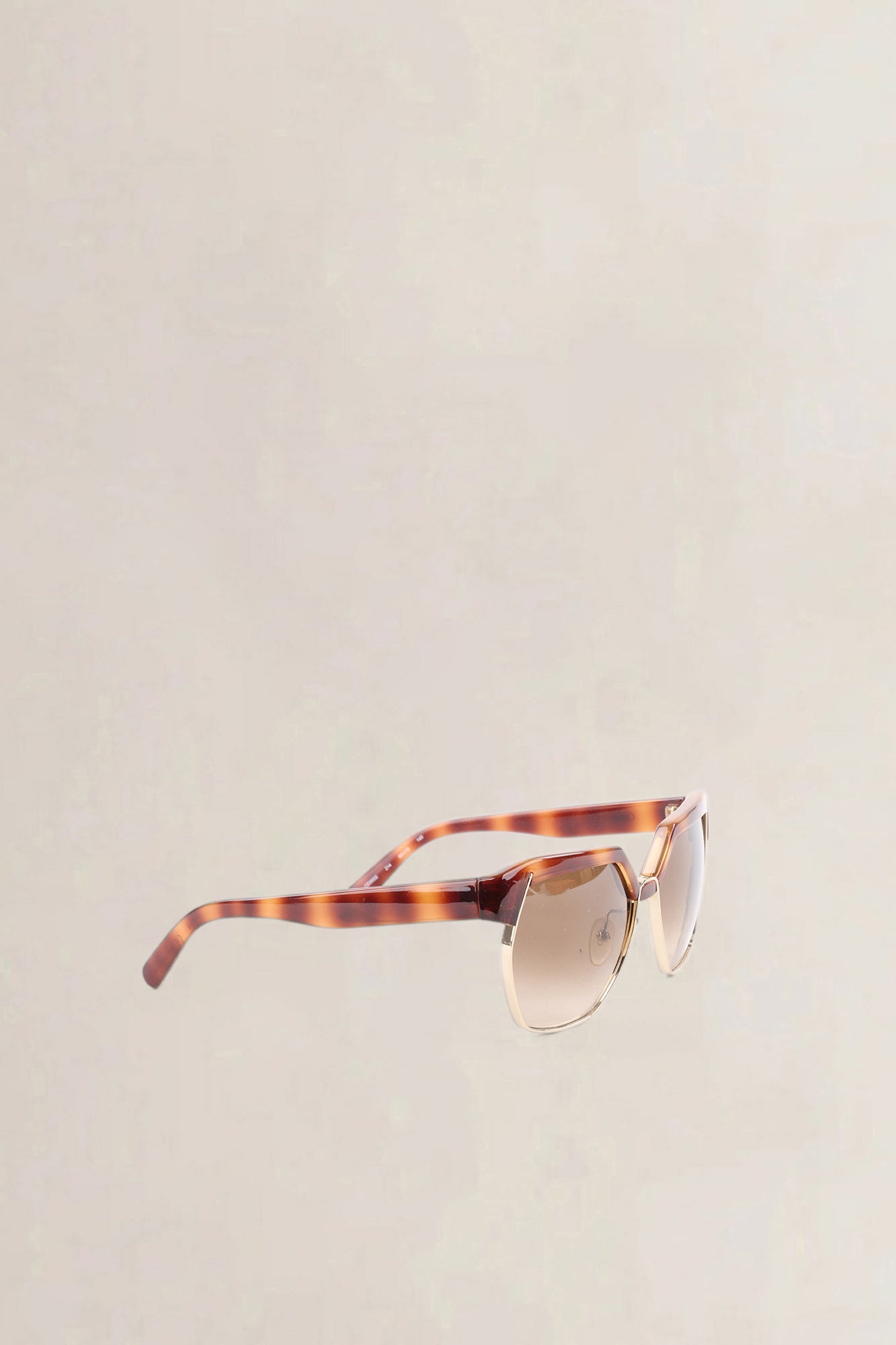 Chloé Brown Dafne Geometric Sunglasses