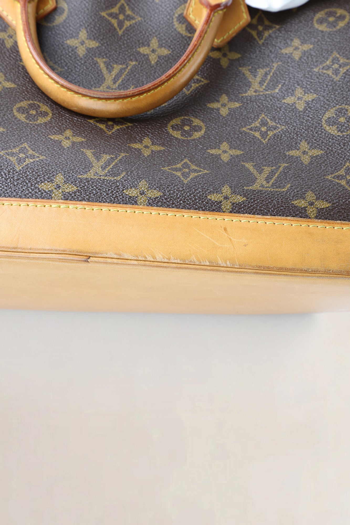 Louis Vuitton Brown Monogram Alma Top Handle Bag