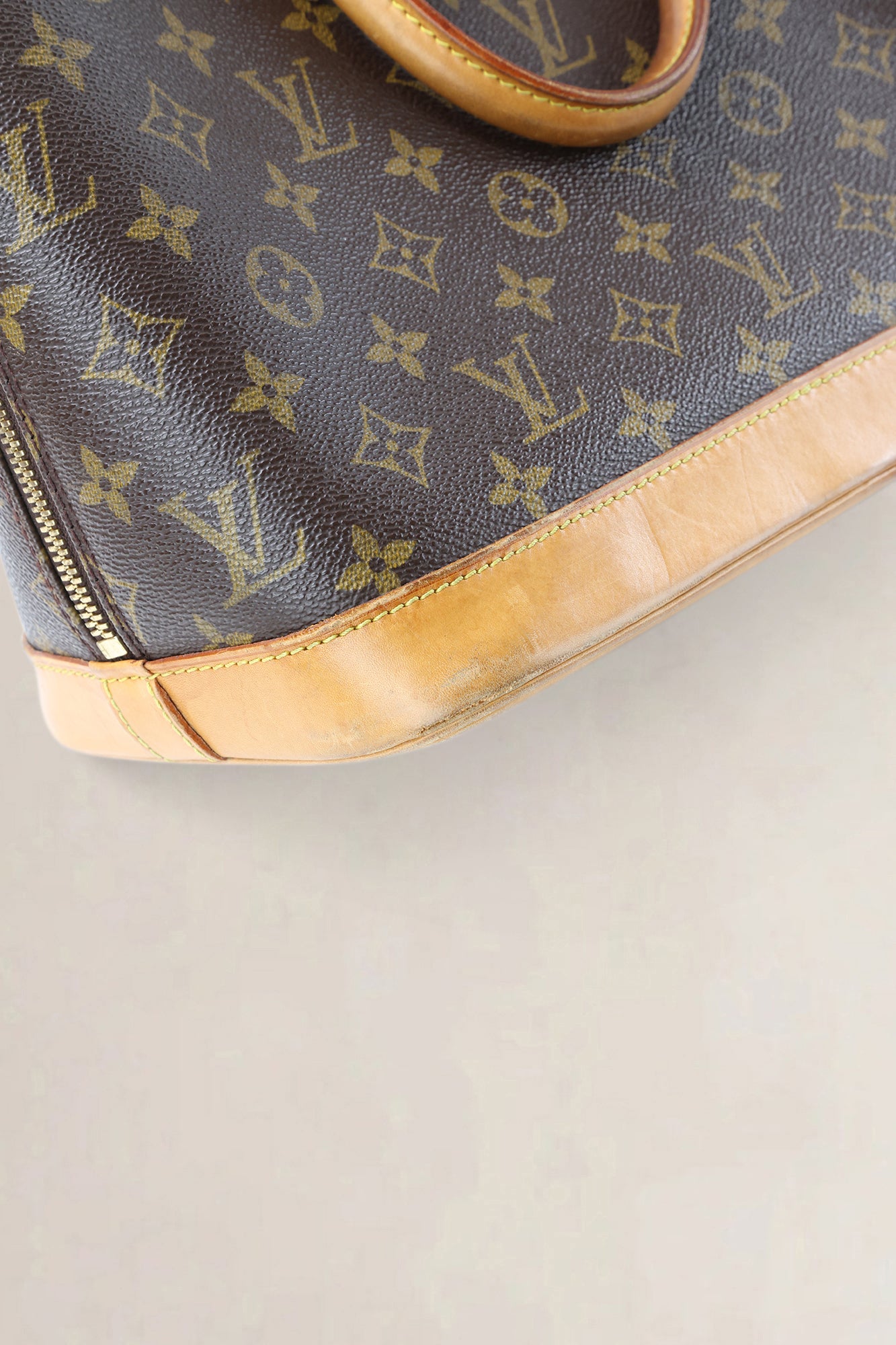 Louis Vuitton Brown Monogram Alma Top Handle Bag