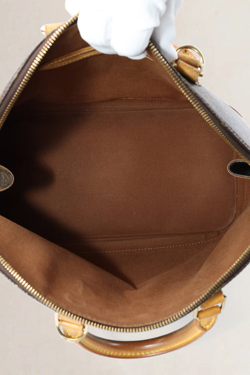 Louis Vuitton Brown Monogram Alma Top Handle Bag
