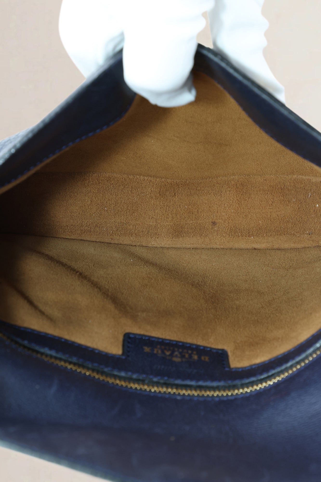 Delvaux Blue Fuiraire Crossbody Bag
