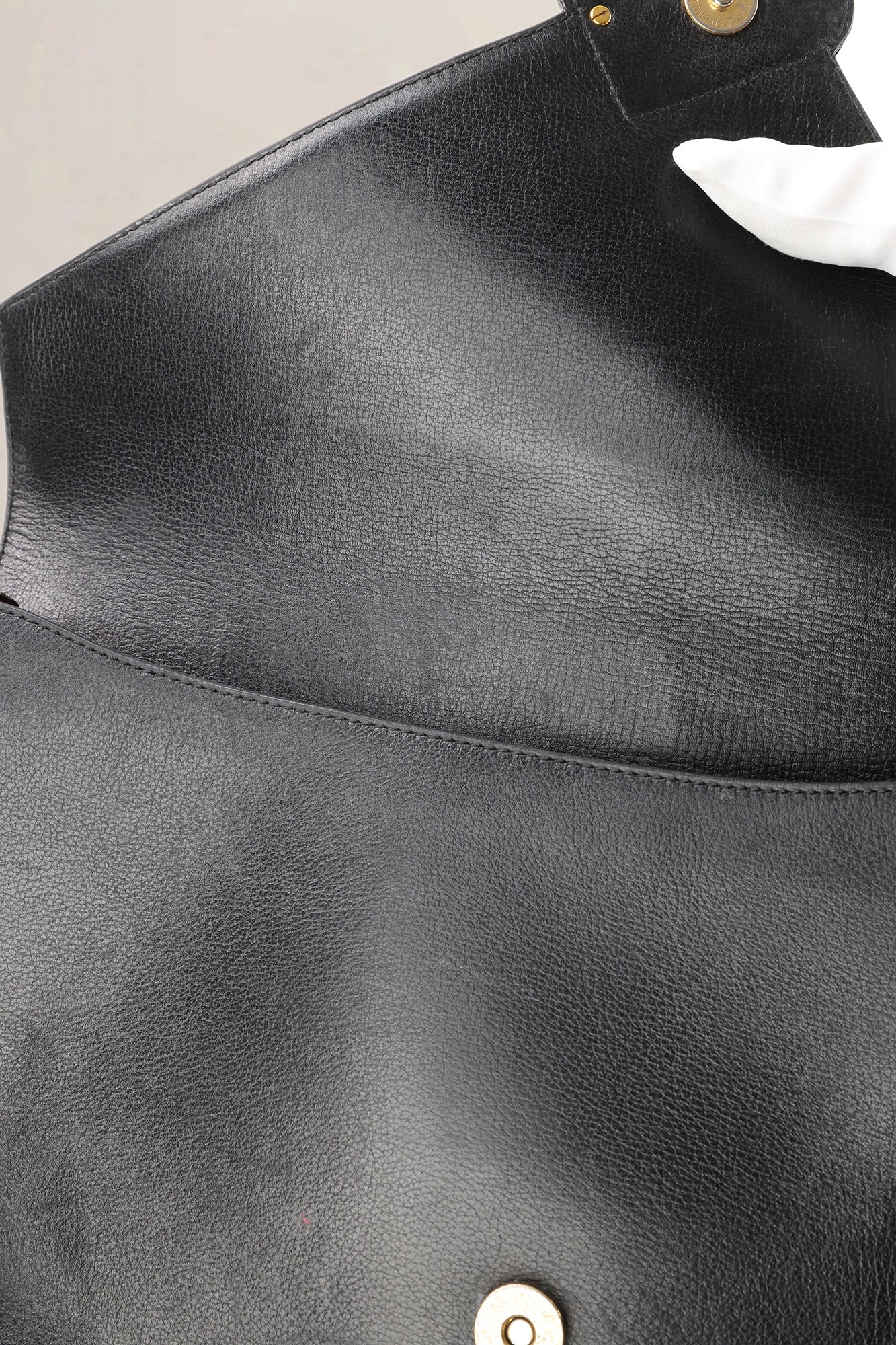 Delvaux Black Leather Romeo Crossbody Bag