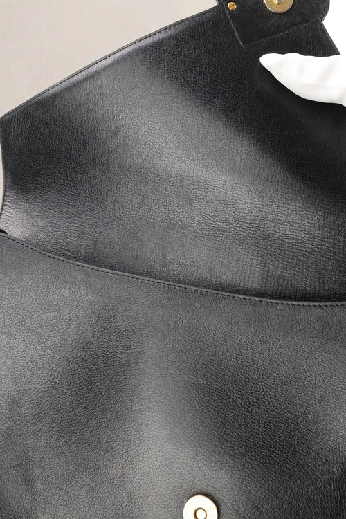 Delvaux Black Leather Romeo Crossbody Bag