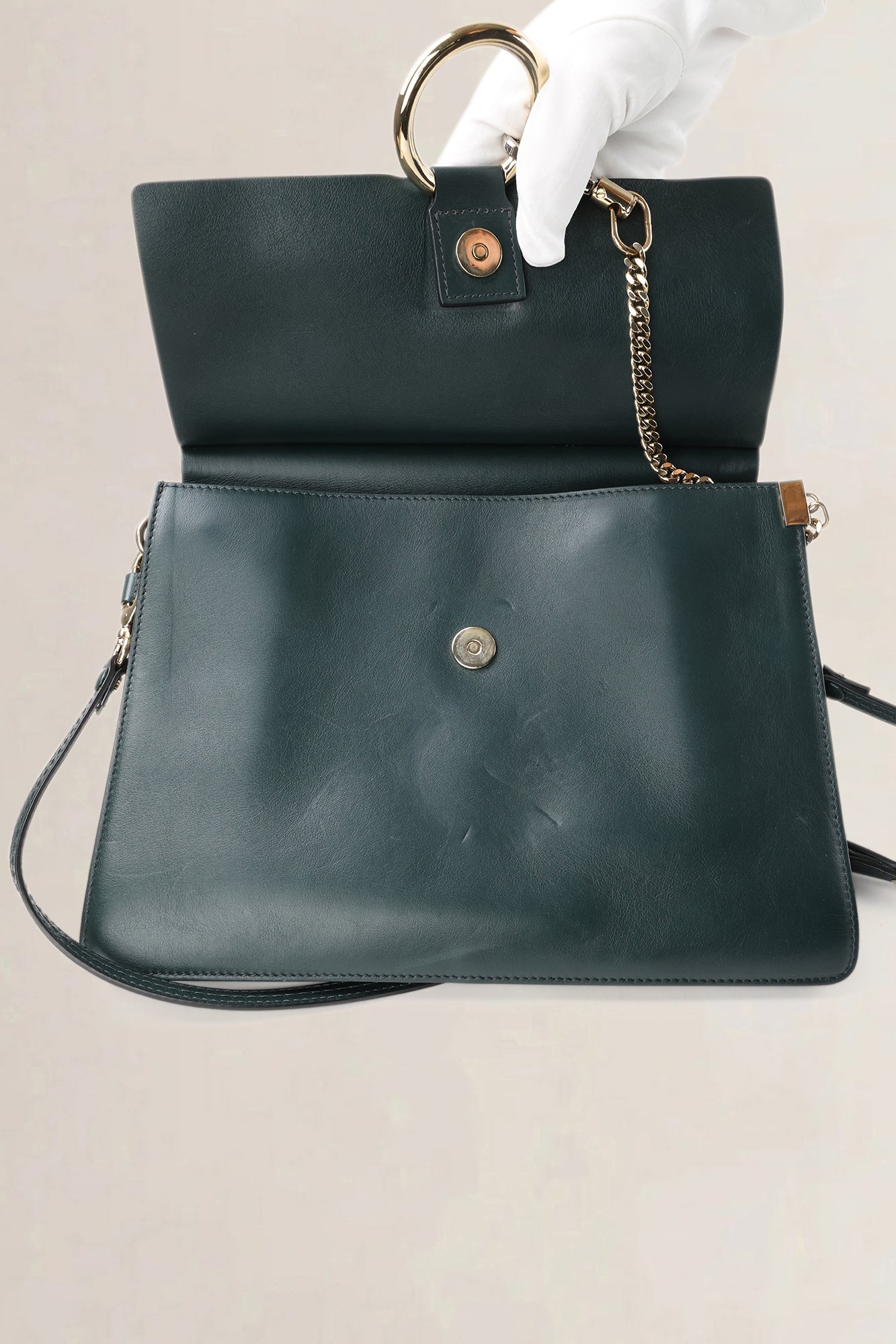 Chloé Faye Dark Green — preloved