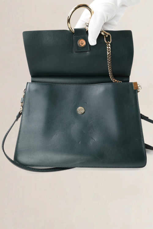 Chloé Dark Green Faye Bag