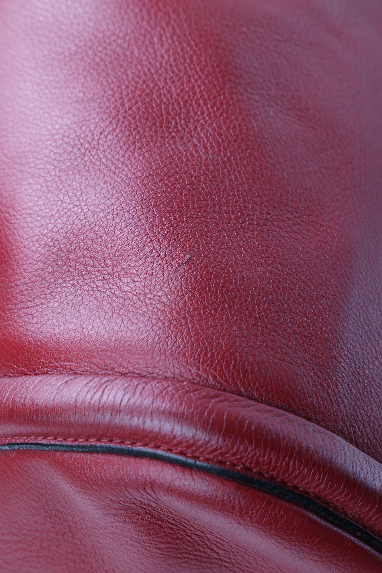 Delvaux Rosso Leather Corcovado Backpack