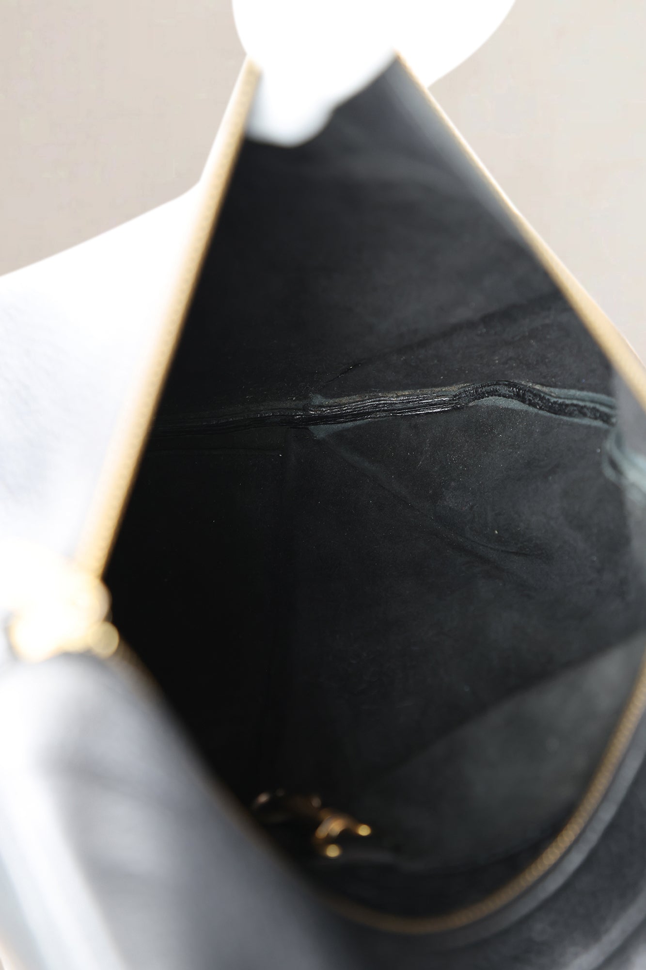Delvaux Black Leather Faust Shoulder Bag