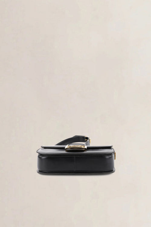 Céline Vintage Black Triomphe Shoulder Bag