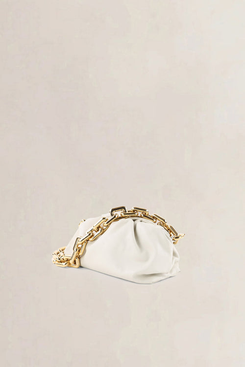 Bottega Veneta Beige Chain Pouch Shoulder Bag