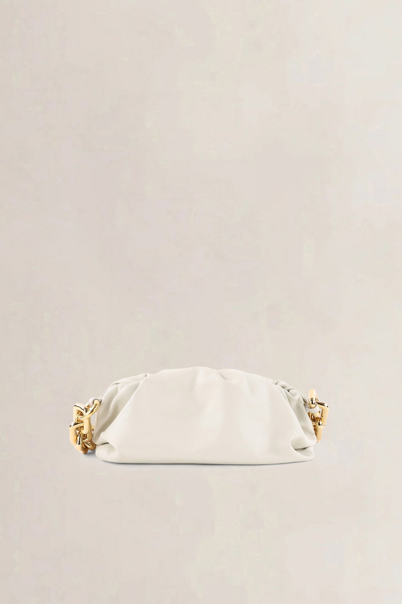 Bottega Veneta Beige Chain Pouch Shoulder Bag