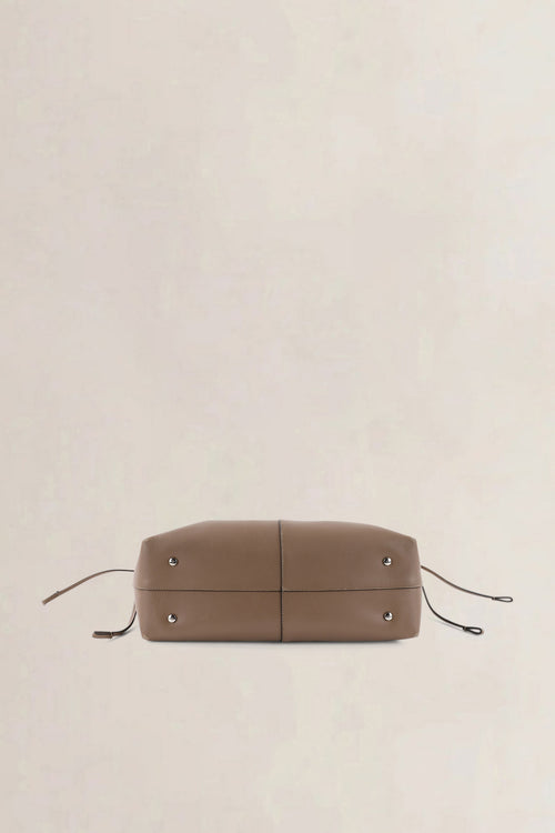 Tod's Taupe Leather Coulisse Crossbody Bag