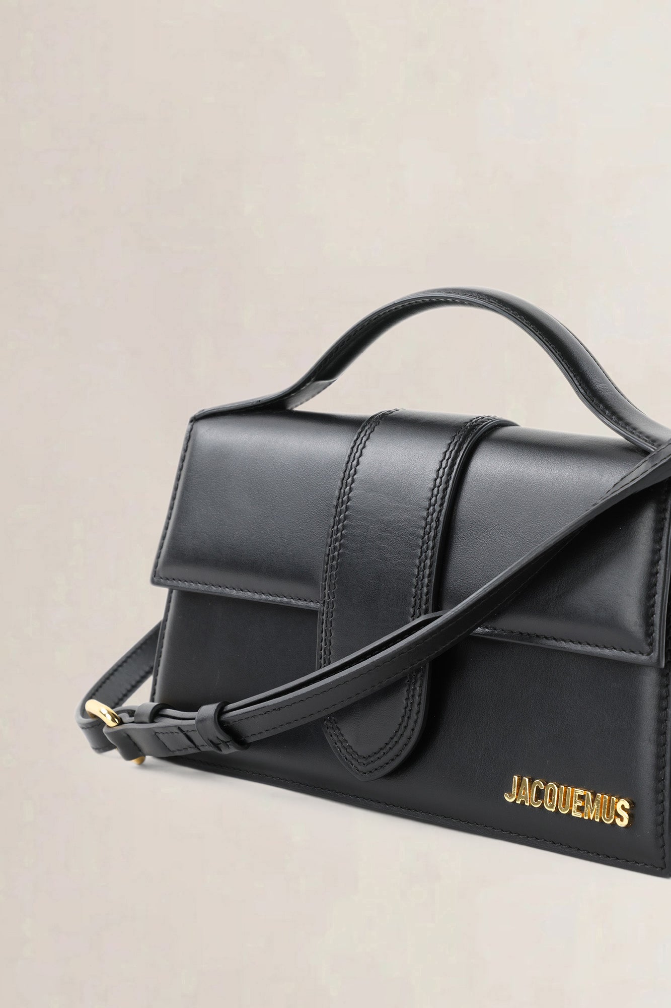 Jacquemus Black Large Bambino Crossbody Bag