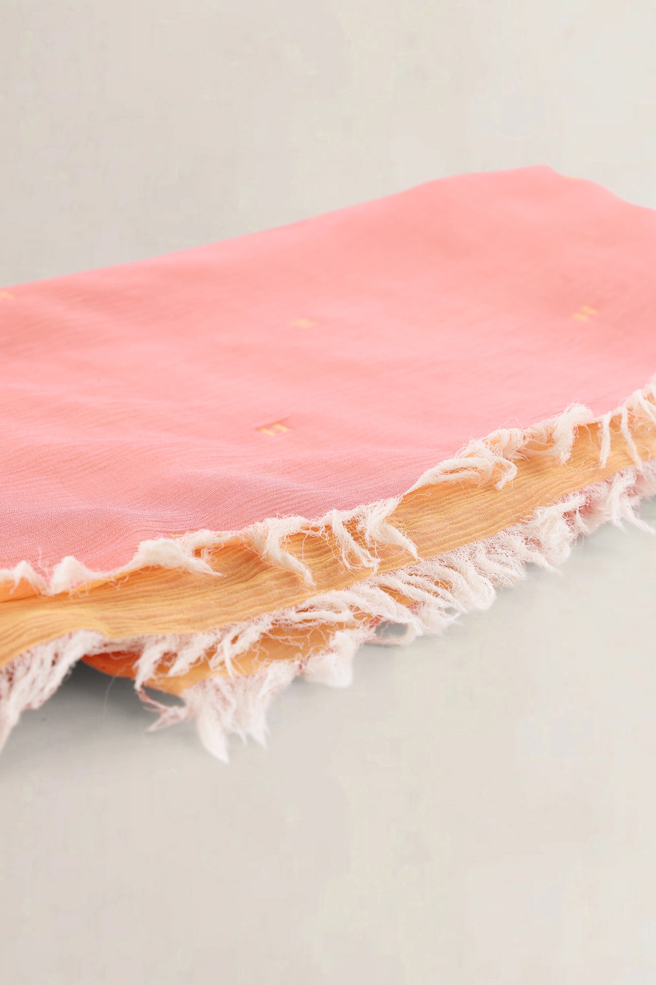 Hermès Pink & Orange Silk Scarf
