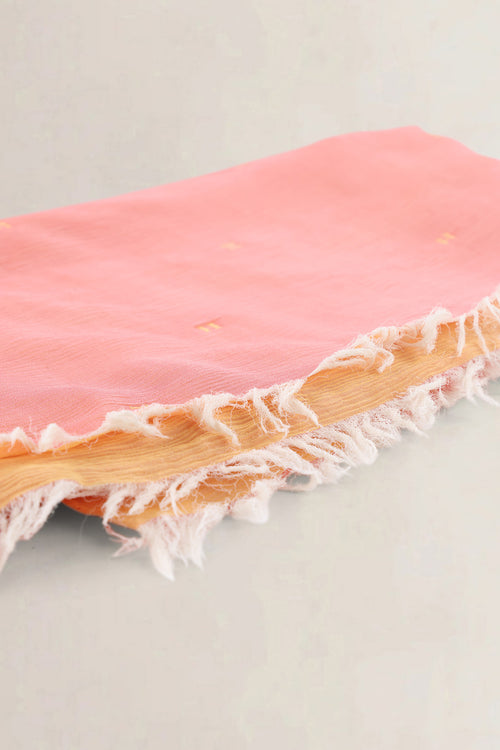 Hermès Pink & Orange Silk Scarf