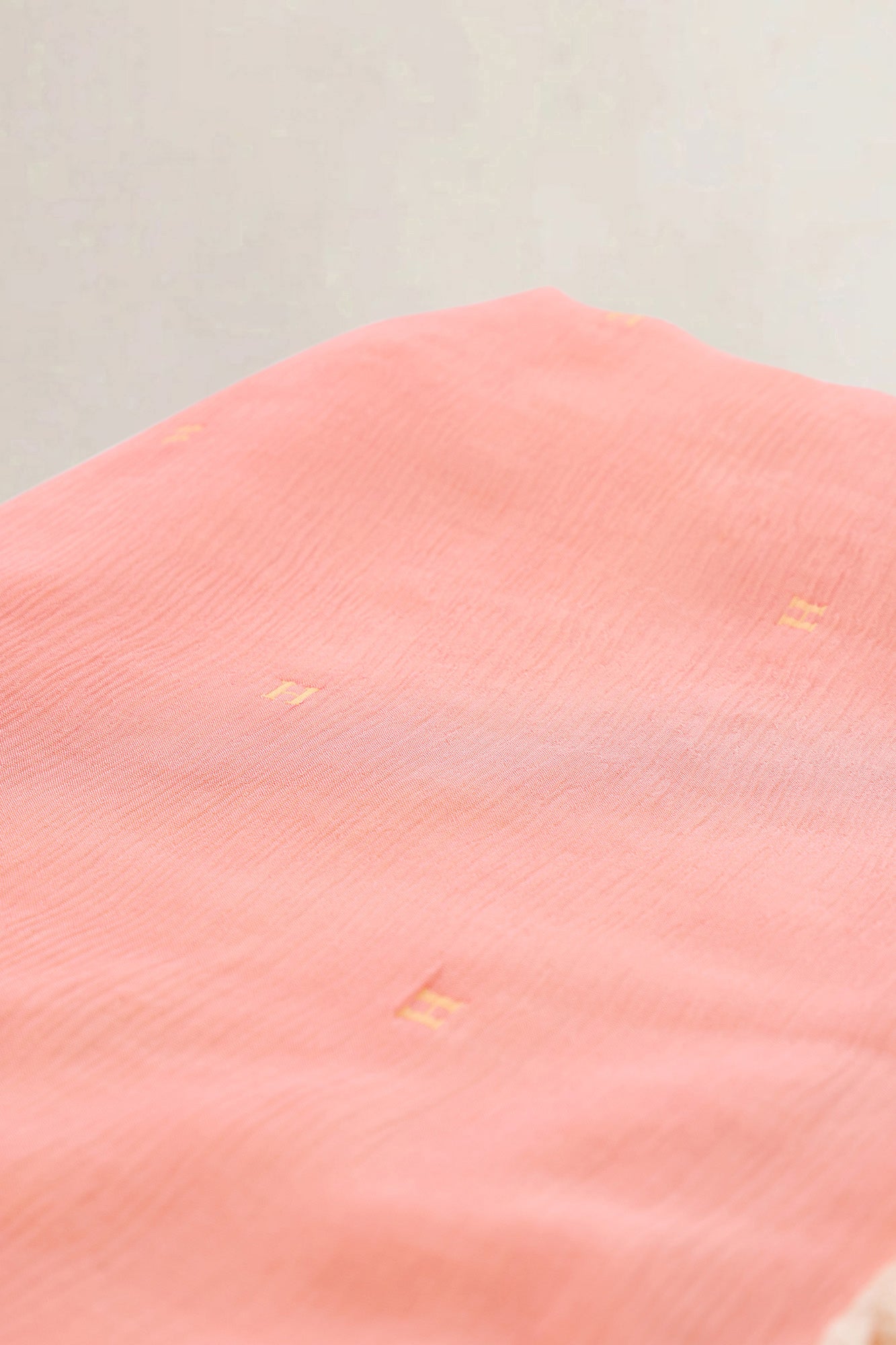 Hermès Pink & Orange Silk Scarf