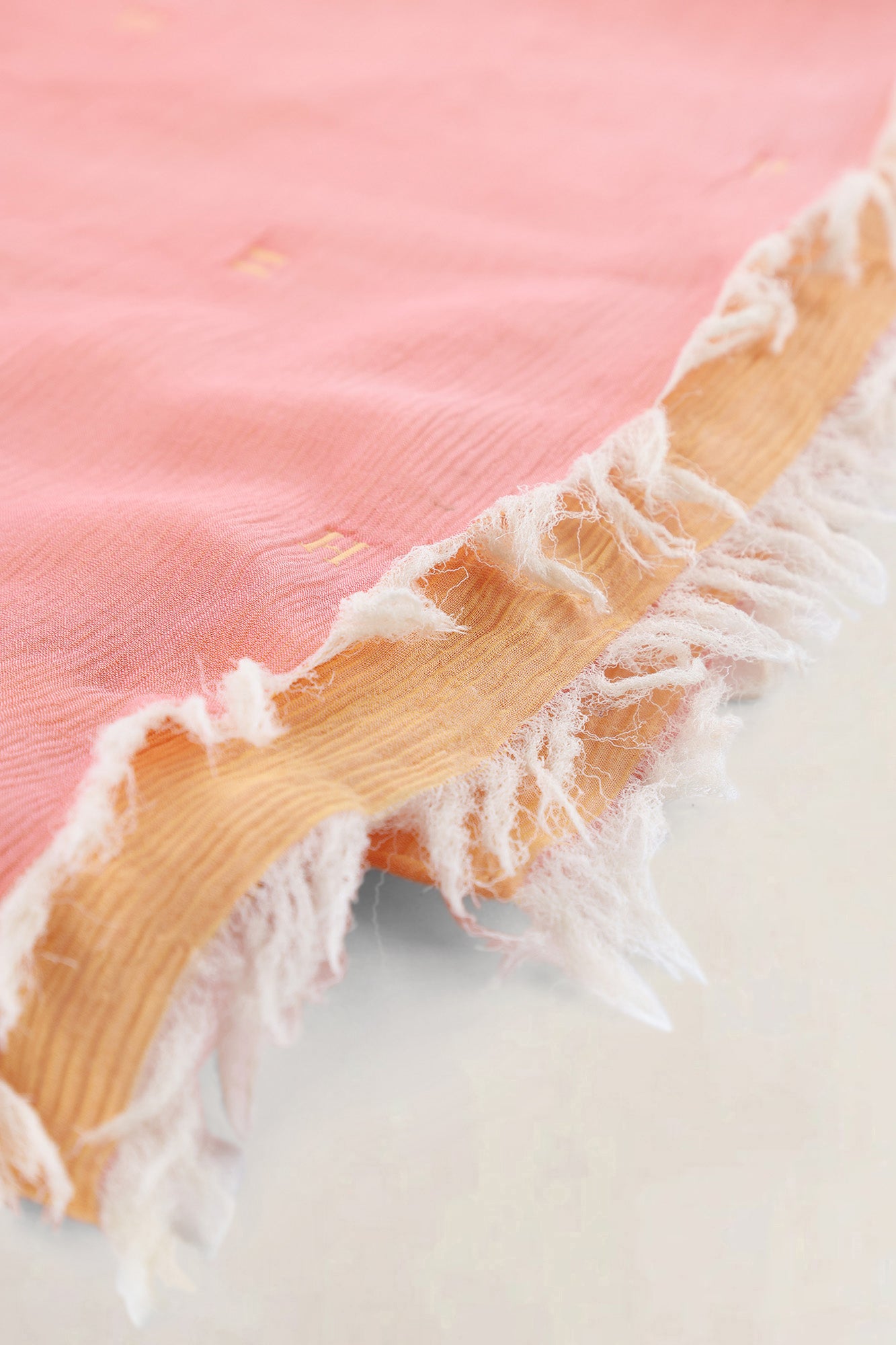 Hermès Pink & Orange Silk Scarf