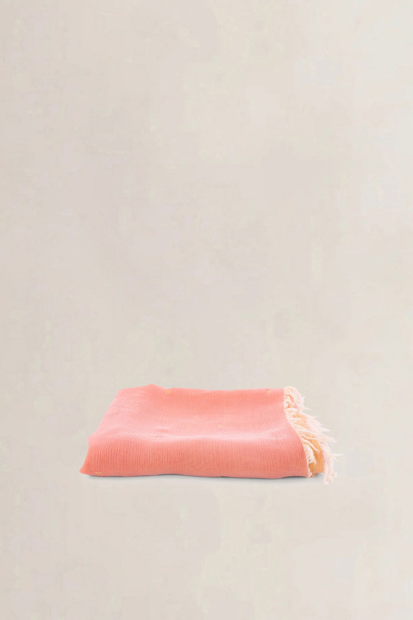 Hermès Pink & Orange Silk Scarf