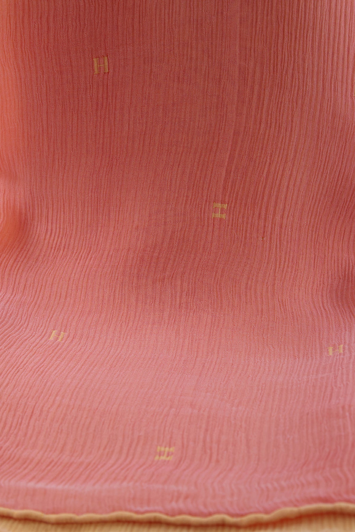 Hermès Pink & Orange Silk Scarf
