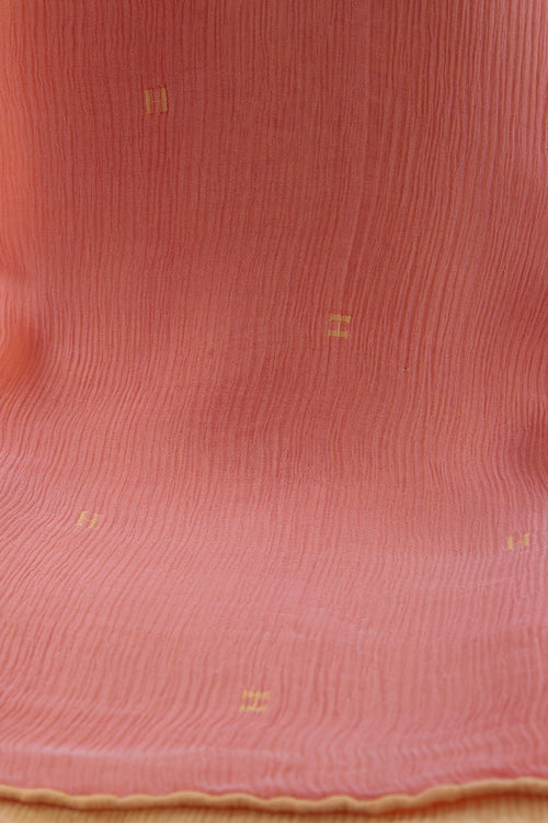 Hermès Pink & Orange Silk Scarf