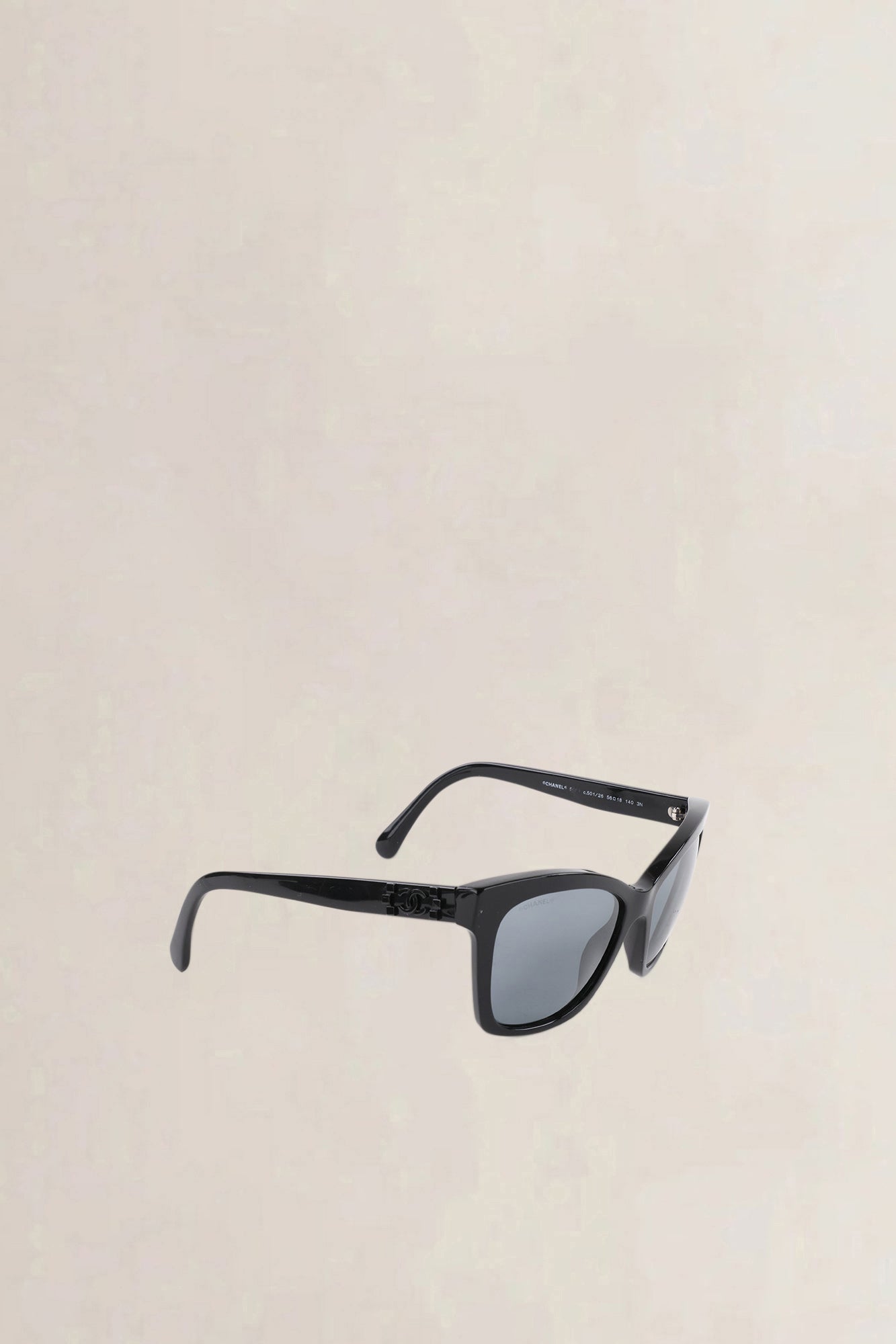 Chanel Black Butterfly CC Sunglasses