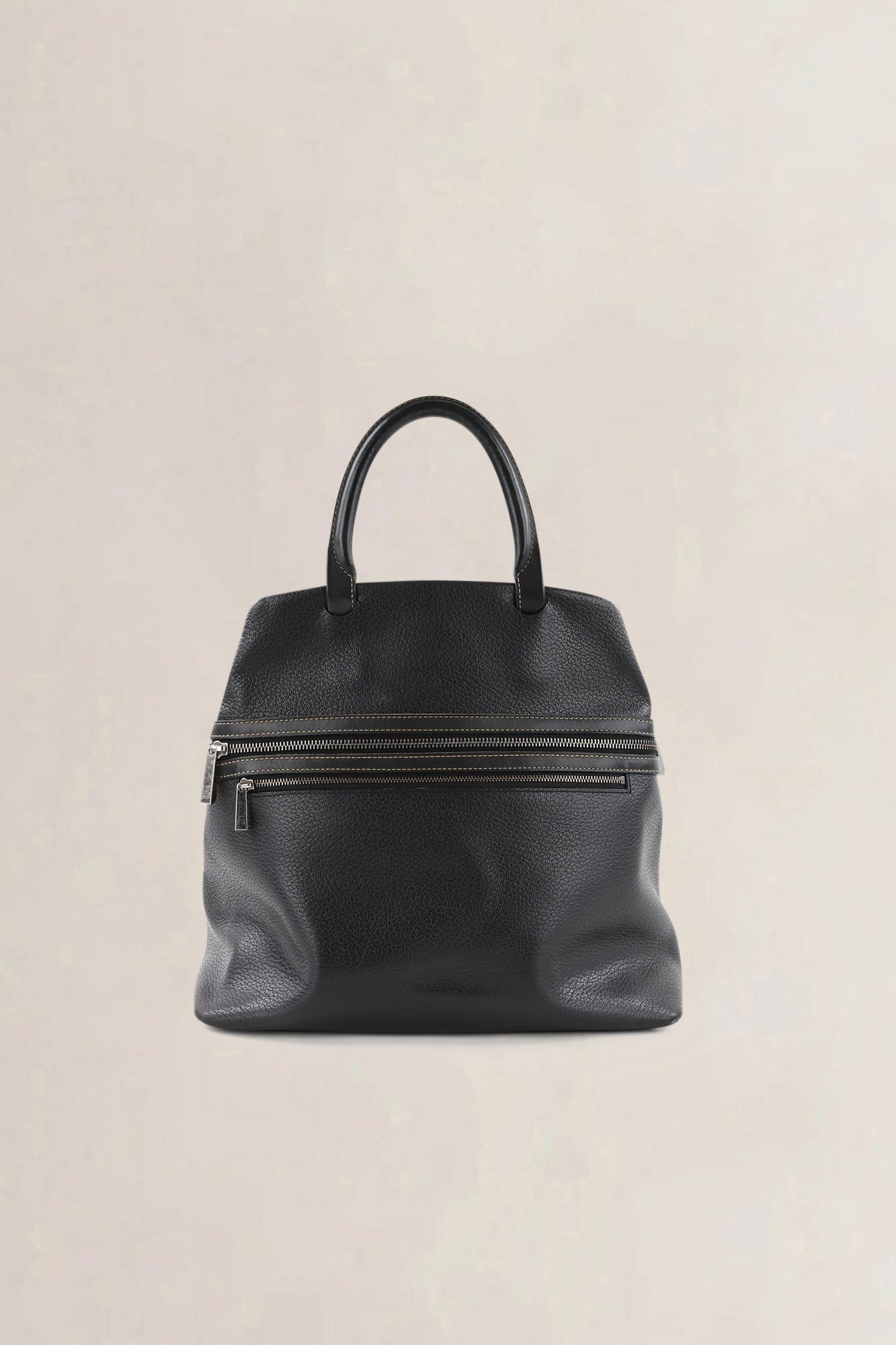 Delvaux Graphite "Le Trente Frégate" Top Handle Bag