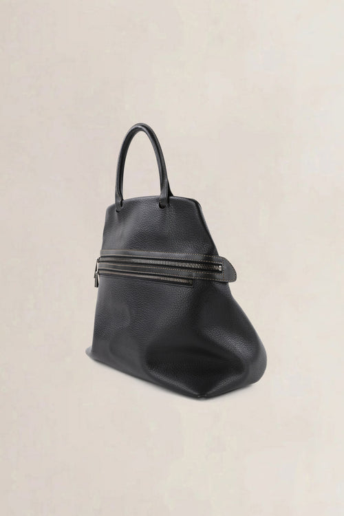 Delvaux Graphite "Le Trente Frégate" Top Handle Bag