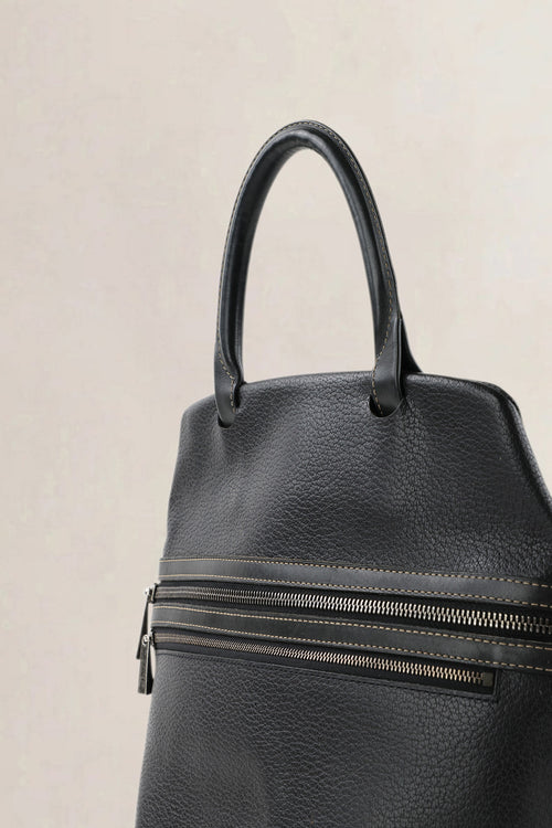 Delvaux Graphite "Le Trente Frégate" Top Handle Bag