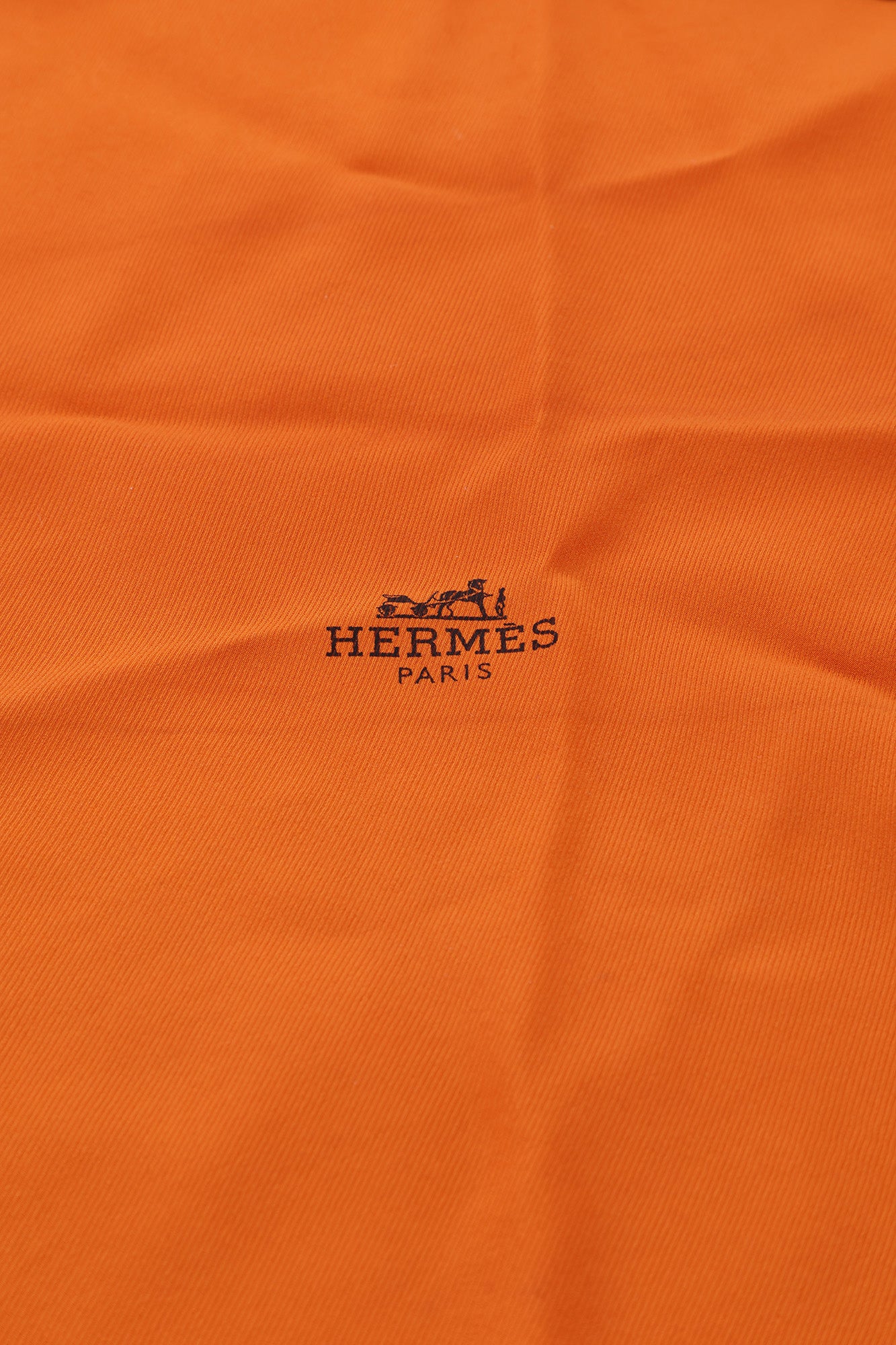 Hermès Orange Silk Scarf