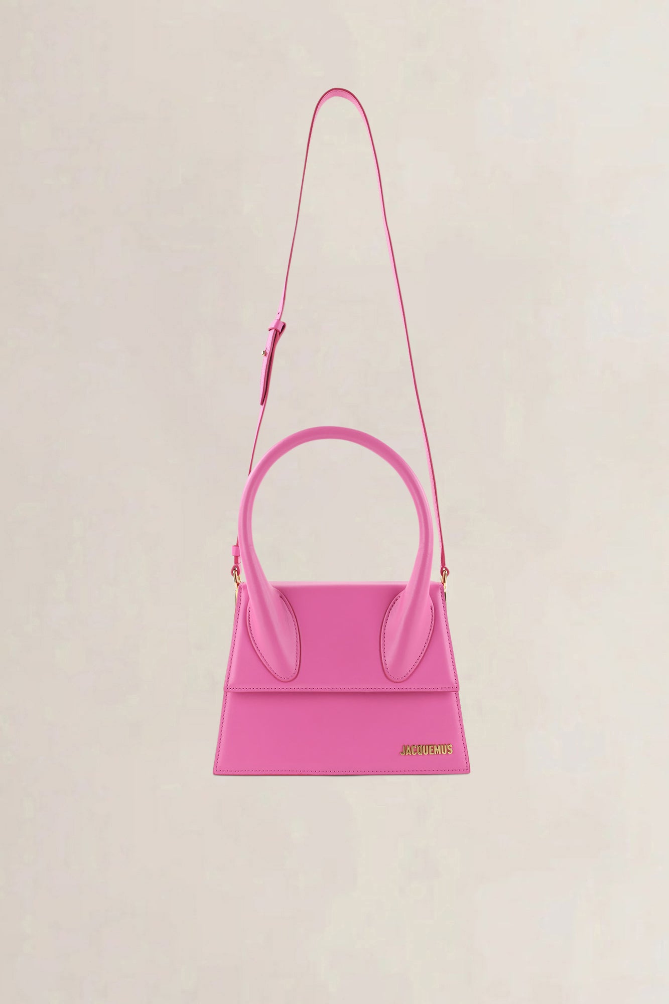 Jacquemus Pink Le Chiquito Medium Crossbody Bag