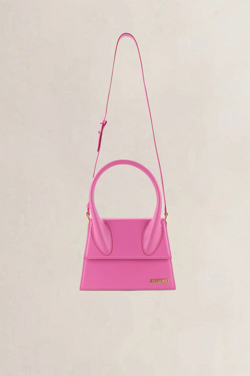 Jacquemus Pink Le Chiquito Medium Crossbody Bag