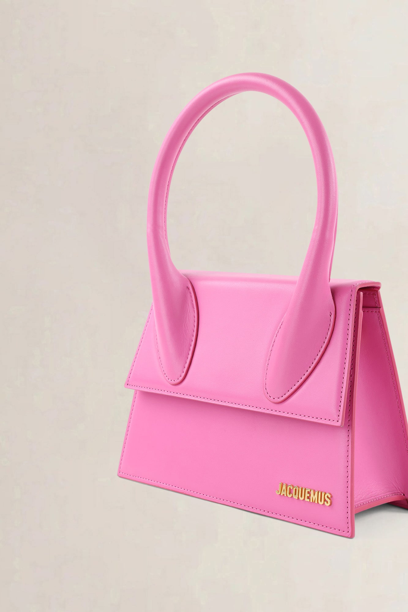 Jacquemus Pink Le Chiquito Medium Crossbody Bag