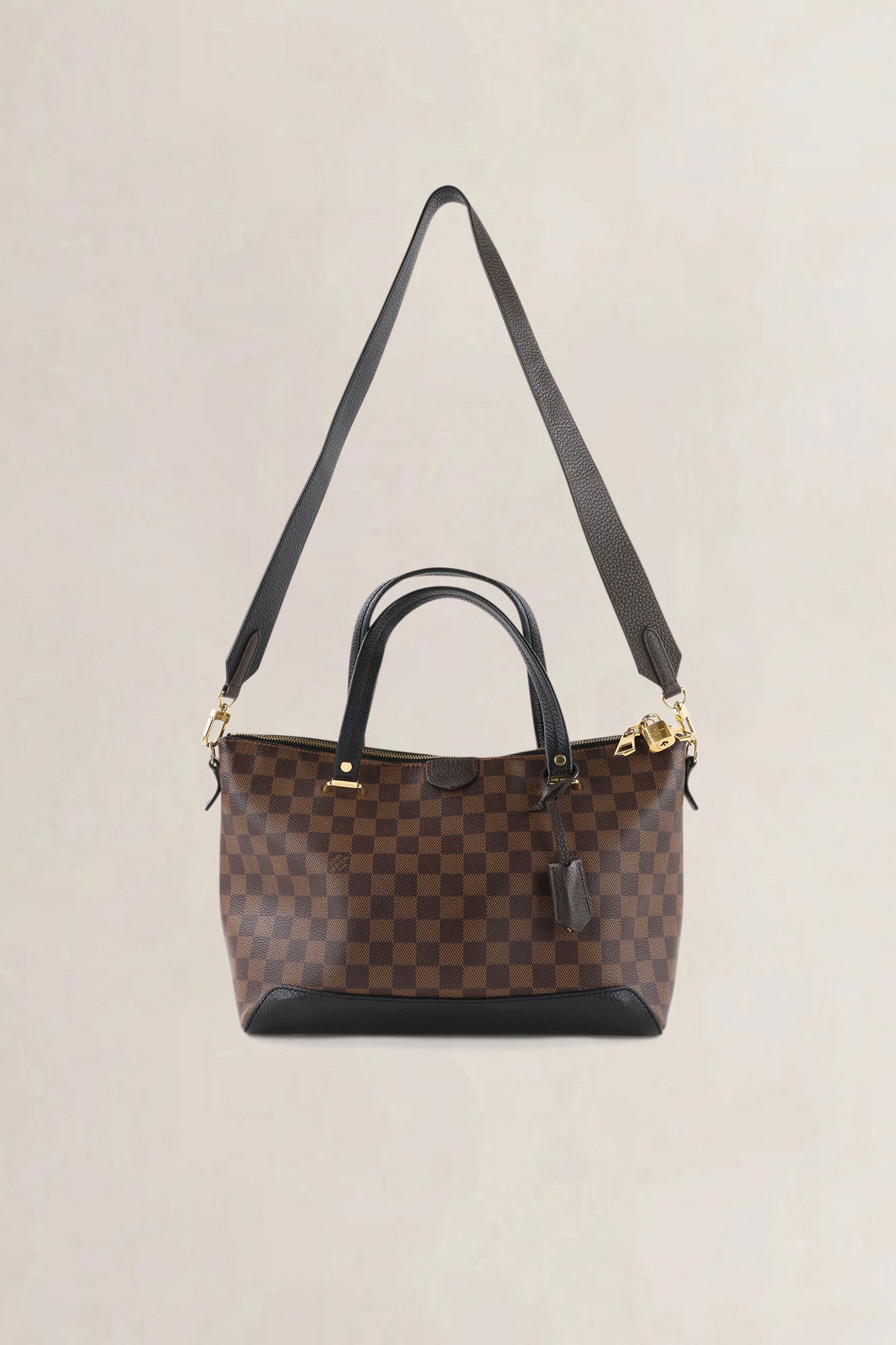 Louis Vuitton Black Damier Ebene Hyde Park Crossbody Bag
