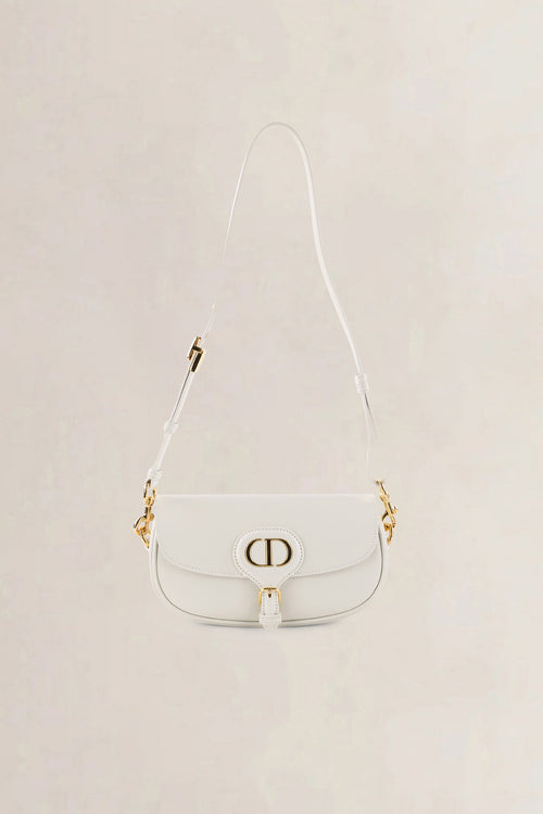Christian Dior White Bobby Flap Crossbody Bag