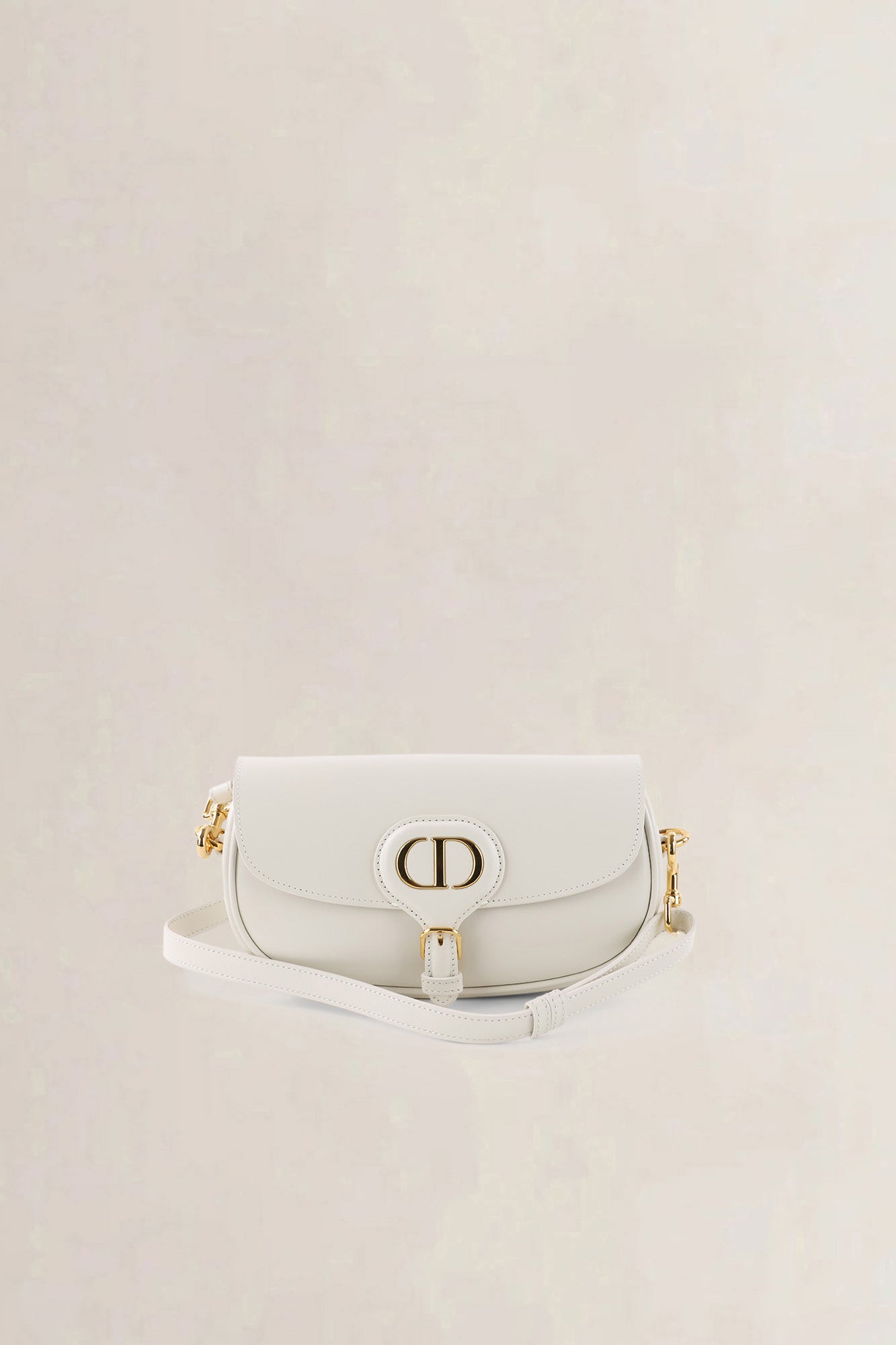 Christian Dior White Bobby Flap Crossbody Bag
