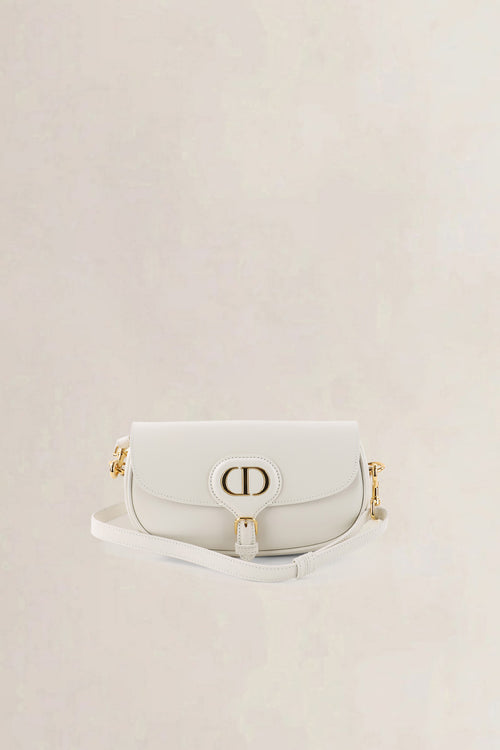 Christian Dior White Bobby Flap Crossbody Bag