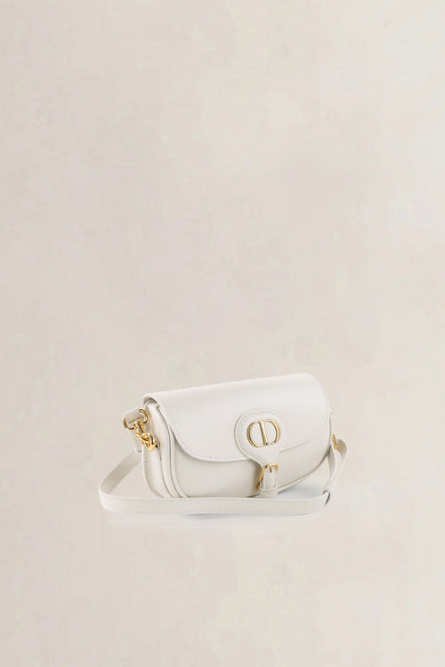Christian Dior White Bobby Flap Crossbody Bag