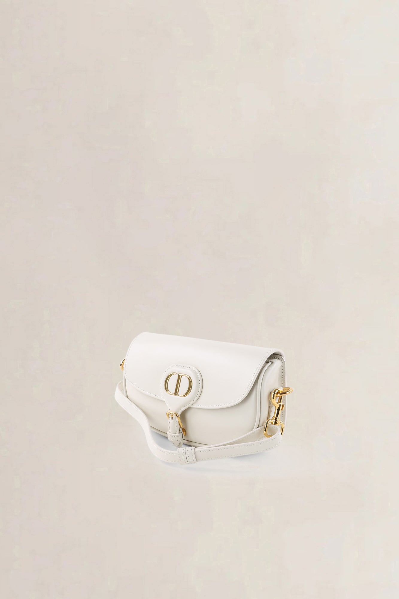 Christian Dior White Bobby Flap Crossbody Bag