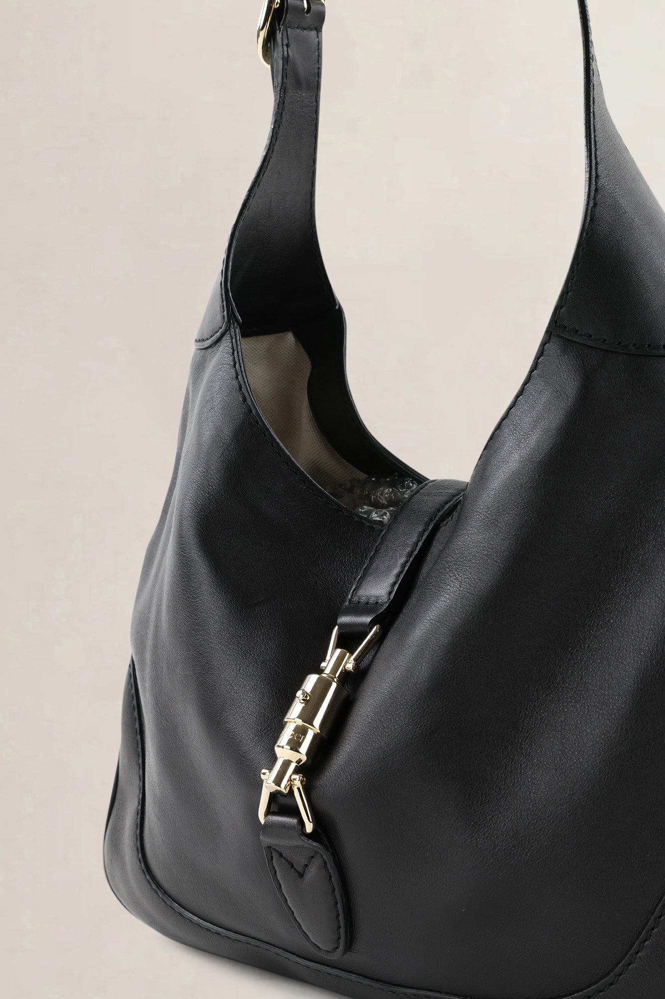 Gucci Black Jackie 1961 Crossbody Bag