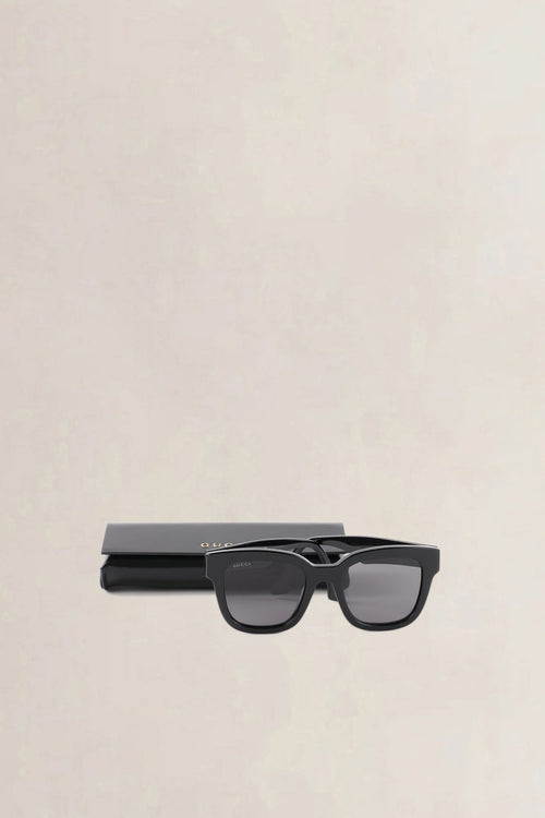 Gucci Black GG Square Sunglasses