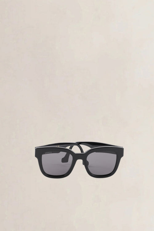 Gucci Black GG Square Sunglasses