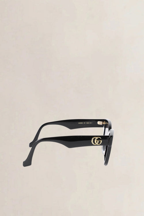 Gucci Black GG Square Sunglasses