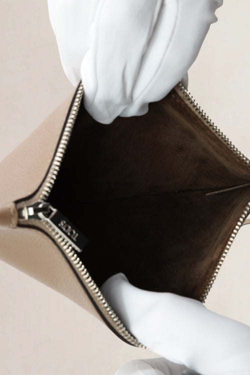 Tod's Taupe Leather Coulisse Crossbody Bag
