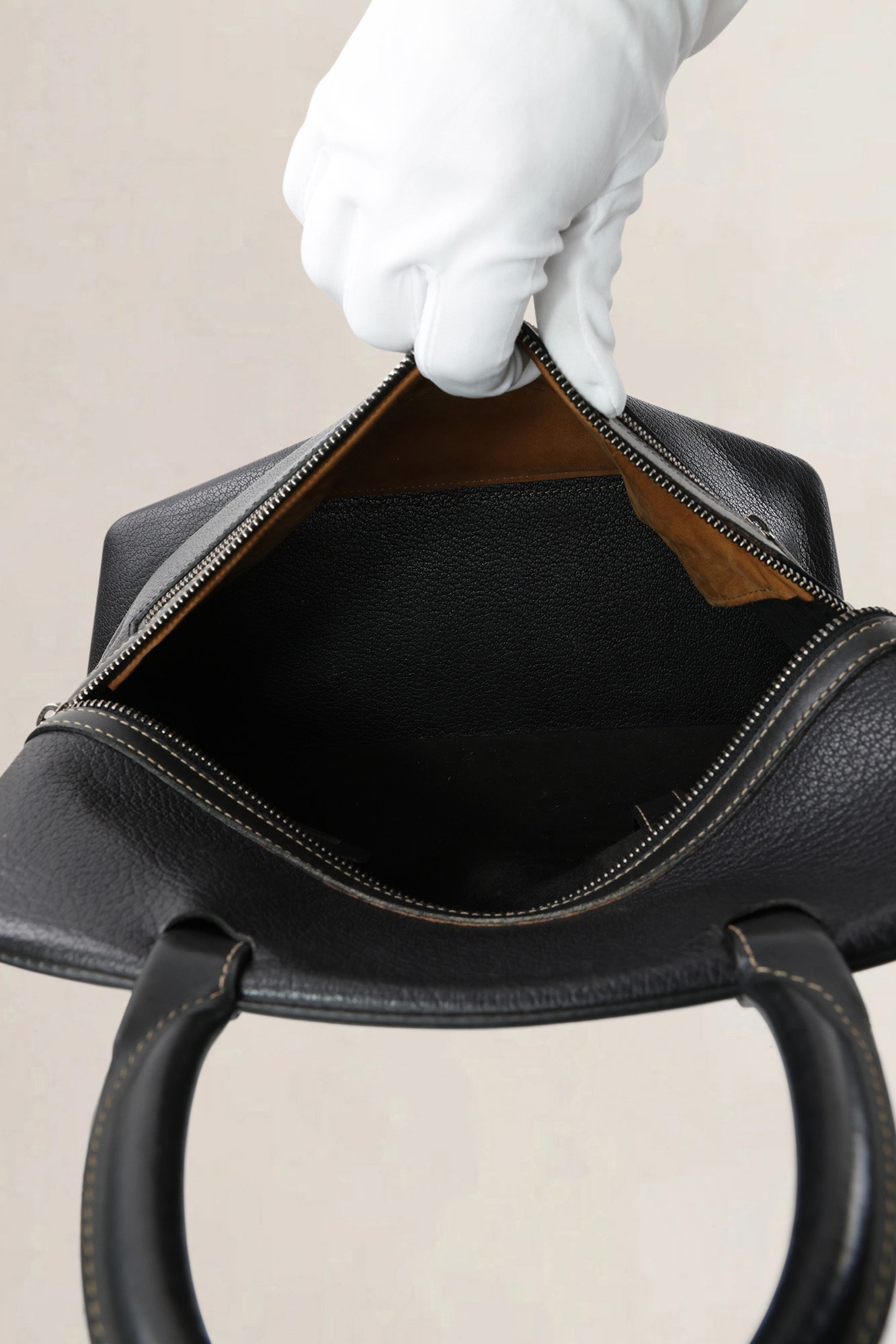 Delvaux Graphite "Le Trente Frégate" Top Handle Bag