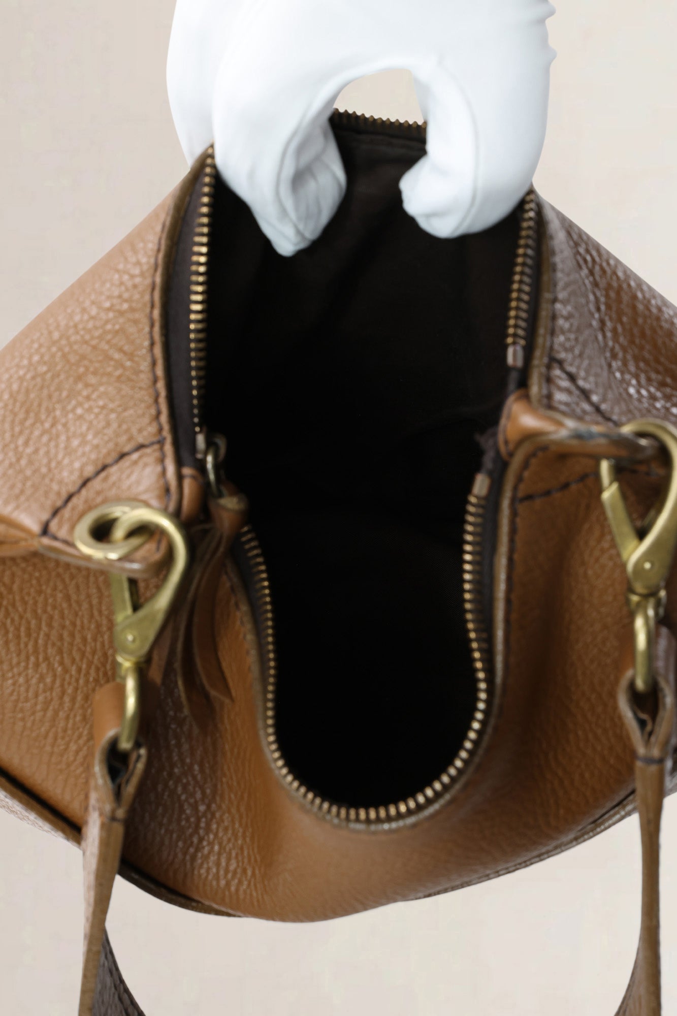 Miu Miu Brown Leather Shoulder Bag