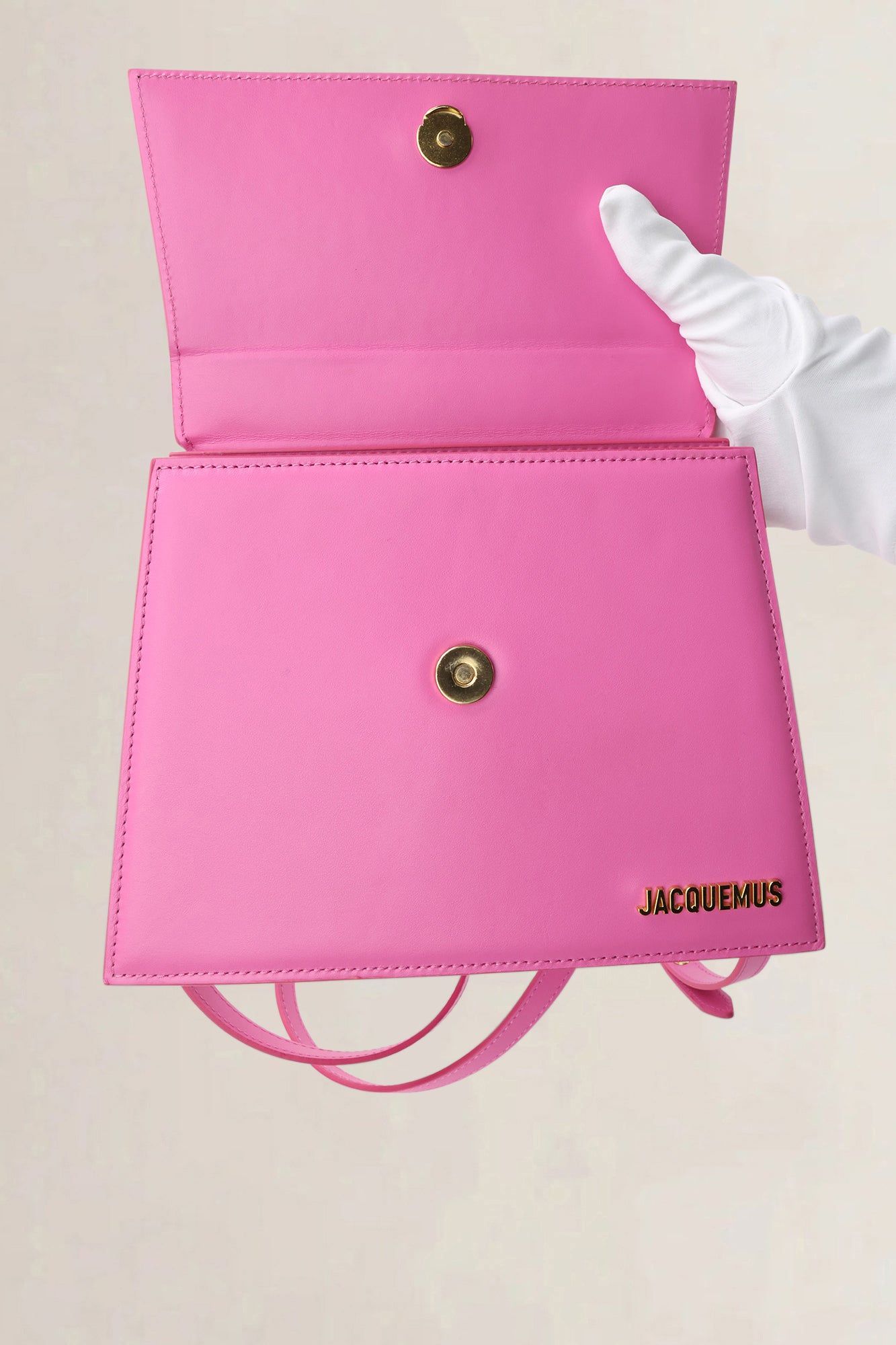 Jacquemus Pink Le Chiquito Medium Crossbody Bag