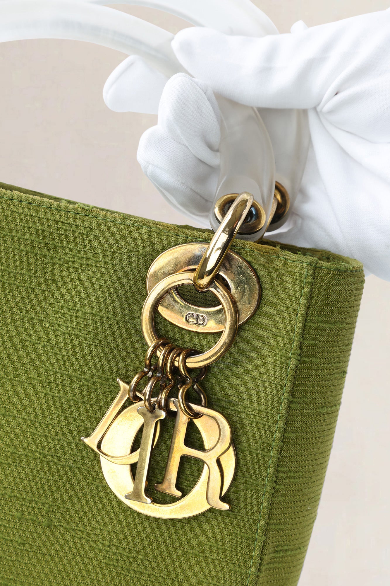 Christian Dior Lady Dior Mini green — preloved