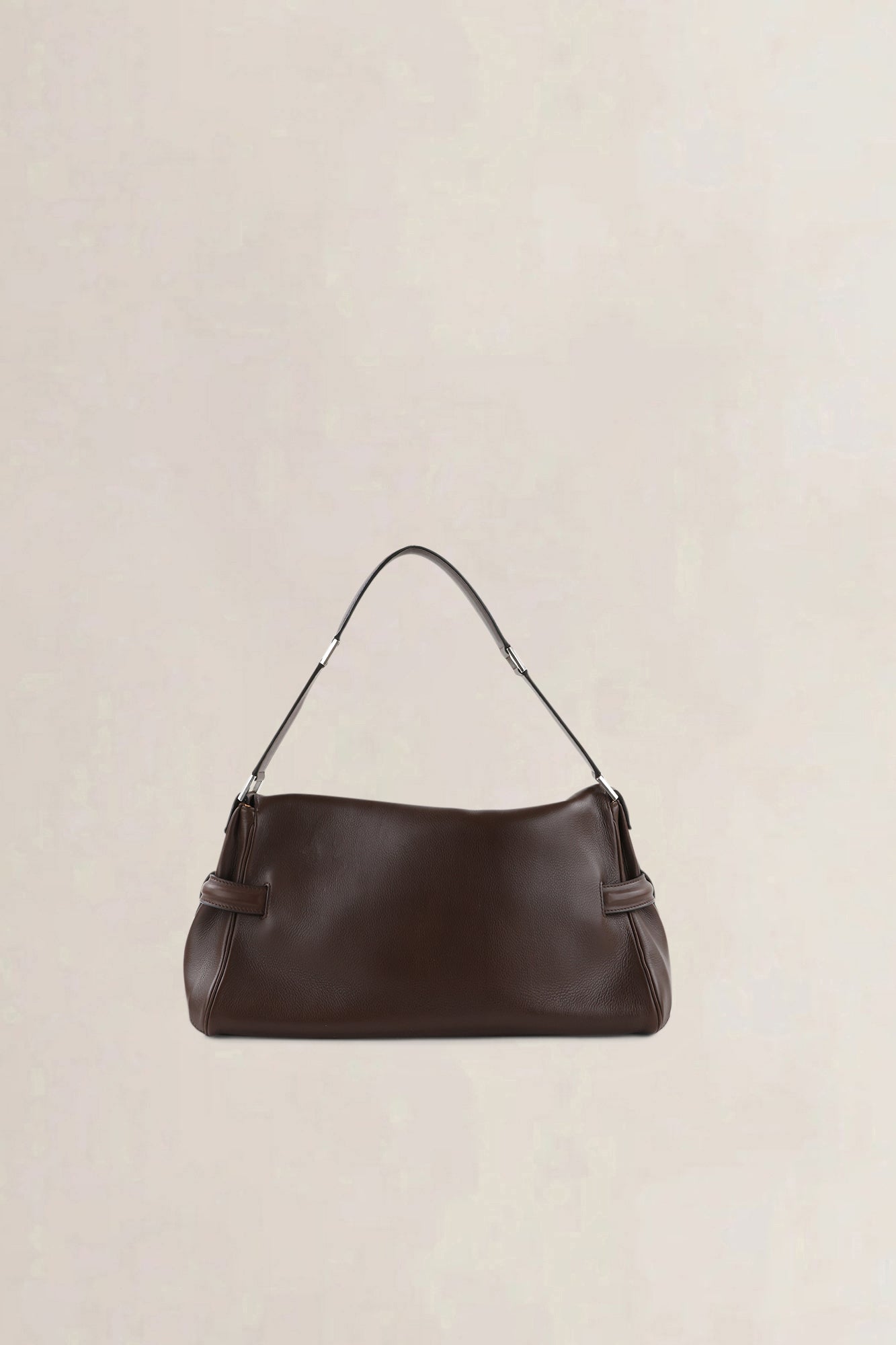 Delvaux Dark Brown Jumping Calf Tempête Épaule Shoulder Bag